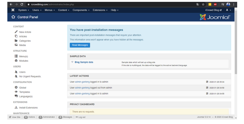 Membuat Web Dengan Joomla